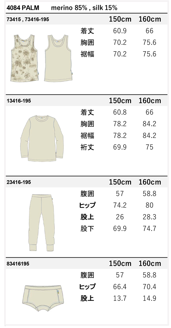 PALM_サイズ表