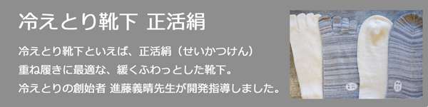 冷えとり靴下・正活絹